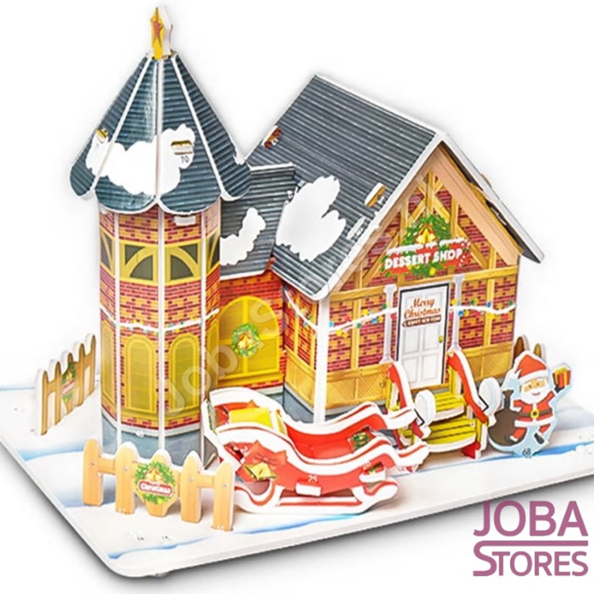 Miniatuur Zelfbouw Huisje (3D Puzzel) voor kinderen 01 (Dessert Shop)