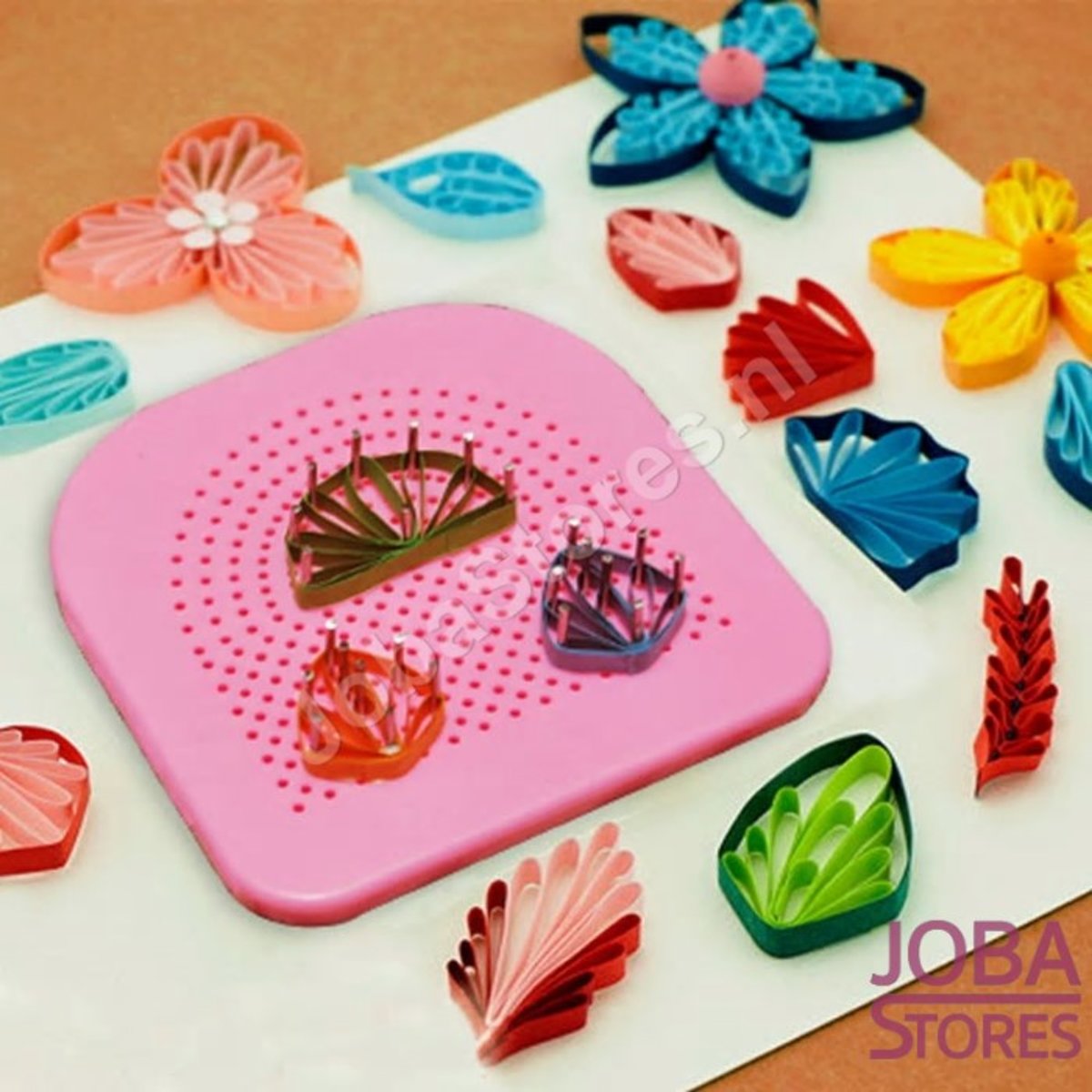 Papierkunst (Paper Quilling) Hulpbord