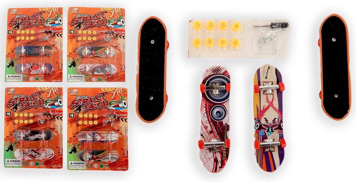 vinger skateboard assorti - 8712