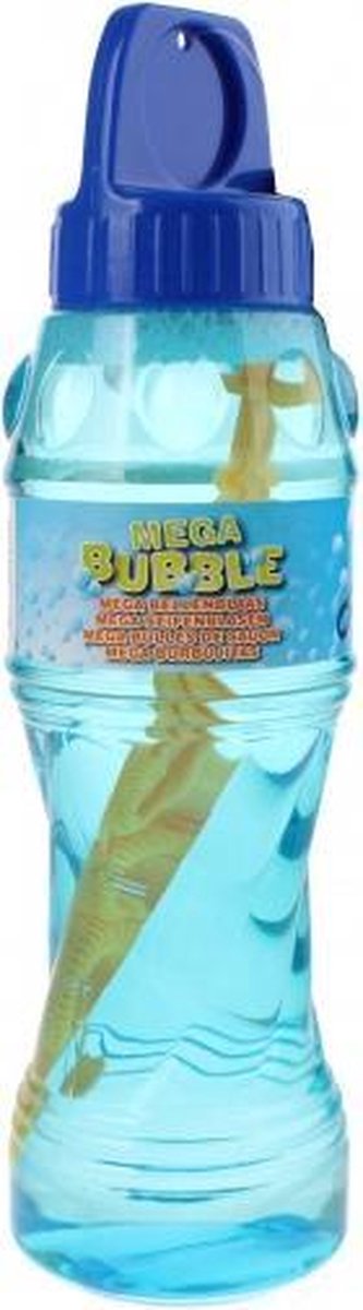 Aqua Fun bellenblaas met blaasstok 1 liter blauw