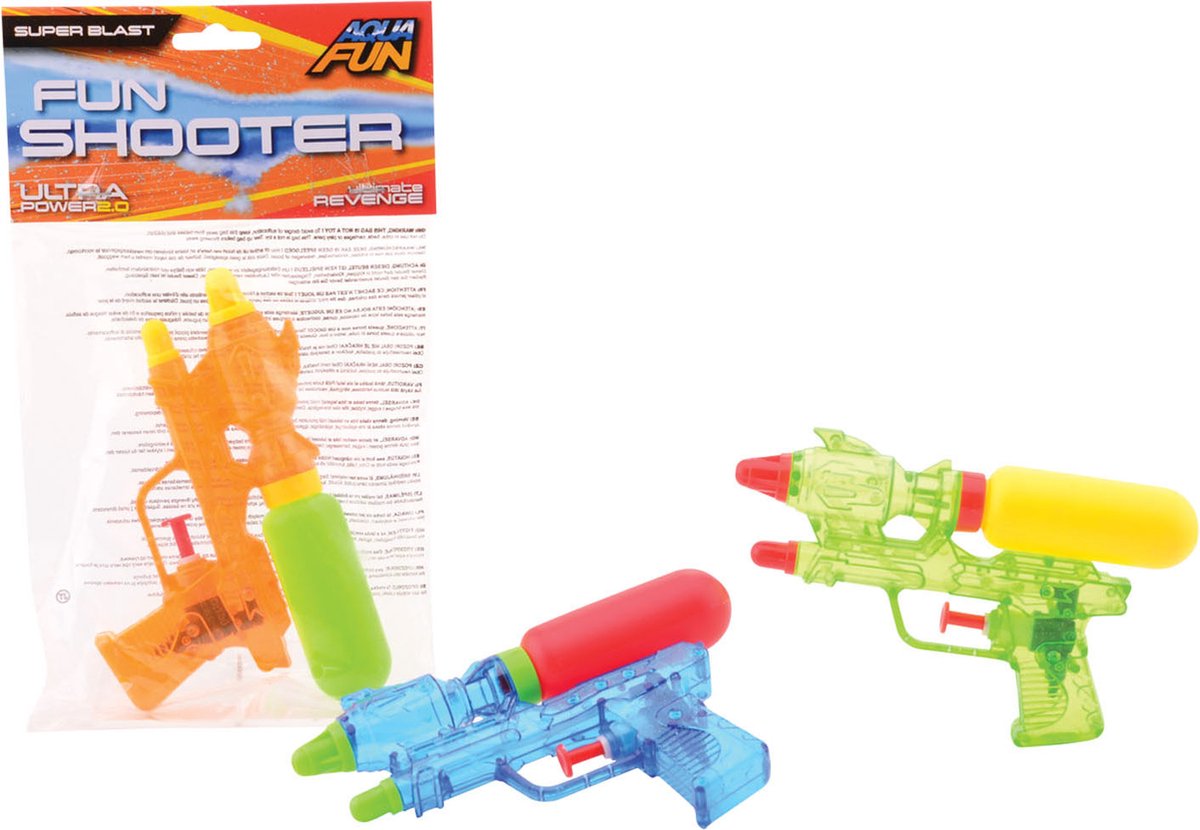 Aqua fun waterpistool fun shooter +/- 18 cm.