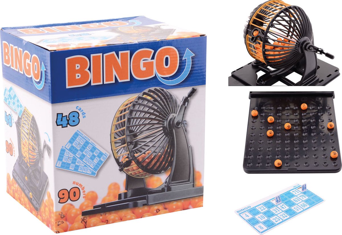 Bingo spel met 90 nummers