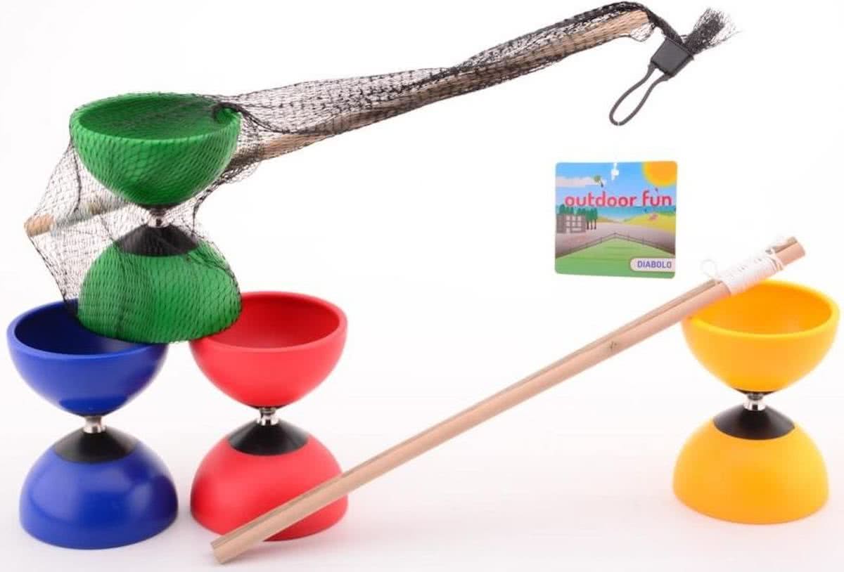 Diabolo JohnToy met houten stokjes