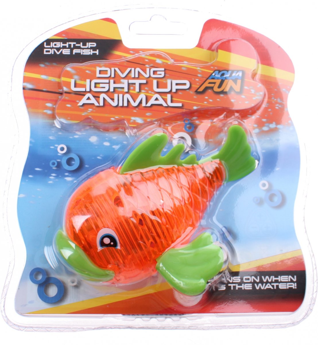 Johntoy Aqua Fun Baddier Met Licht 13 Cm Oranje