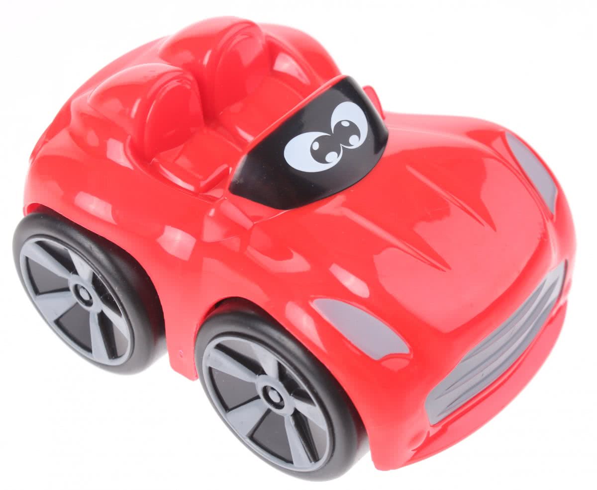 Johntoy Baby Raceauto Rood 9 Cm