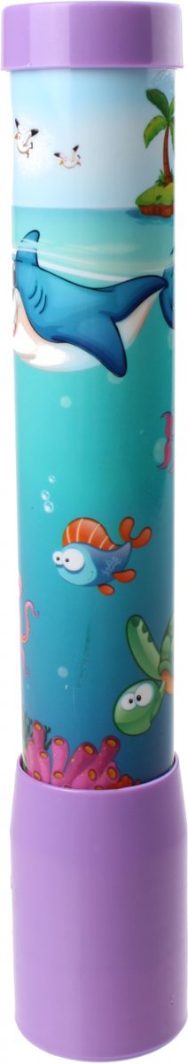 Johntoy Caleidoscoop Met Zeedieren 23 Cm Paars