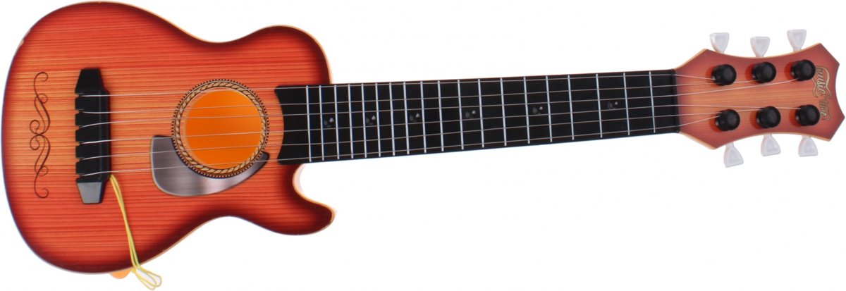 Johntoy Gitaar 6 Snaren Oranje 44 Cm