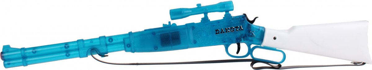 Johntoy Klappertjesgeweer Dakota Rifle 64 Cm Blauw/wit