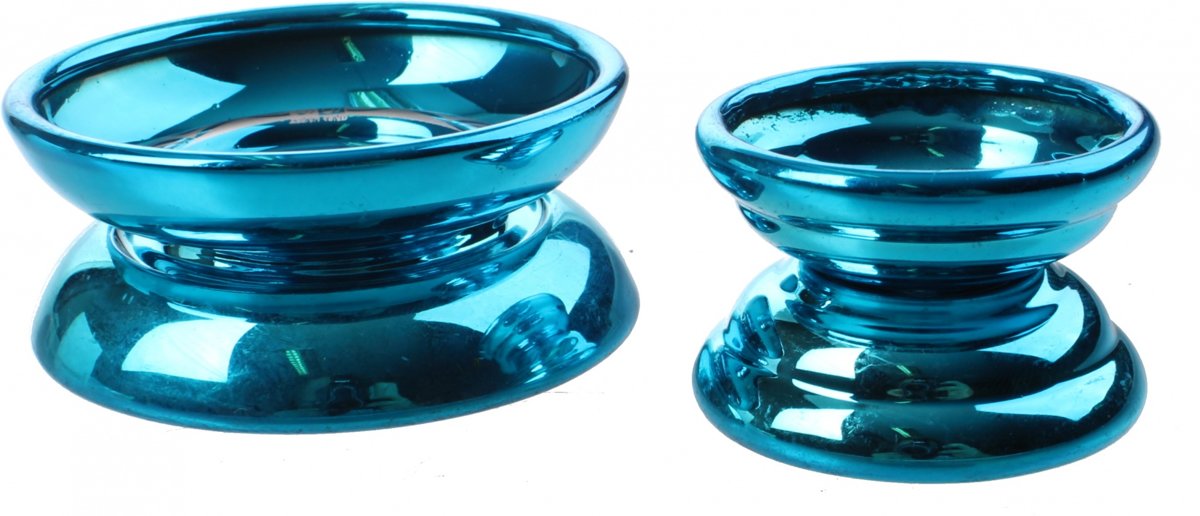 Johntoy Maak Je Eigen Yoyo Deluxe Aluminium Blauw