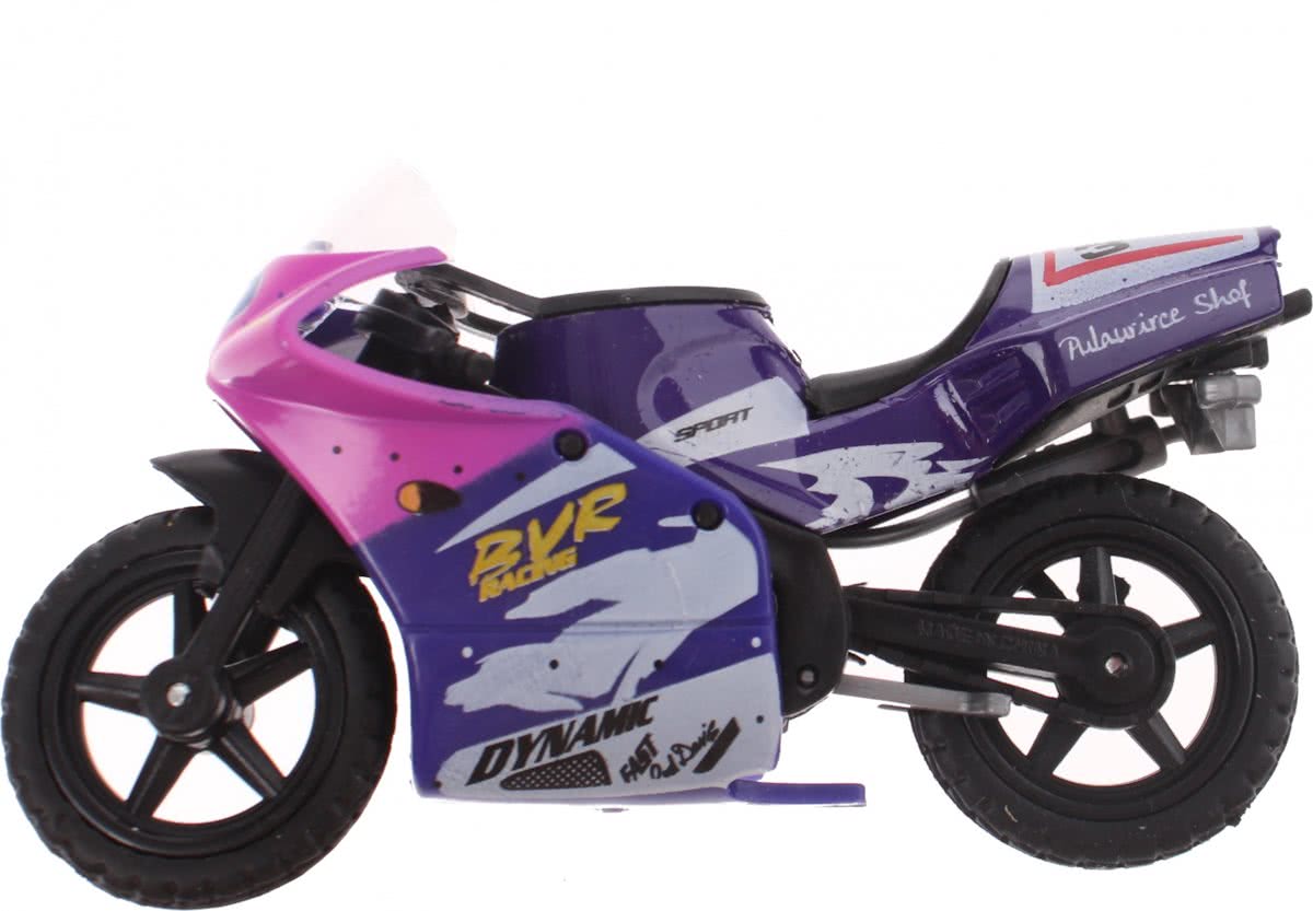 Johntoy Motor Super Bike Paars/roze