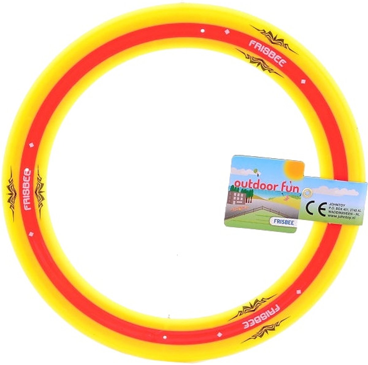 Johntoy Outdoor Fun Frisbee Geel