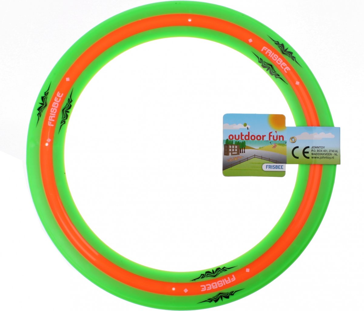 Johntoy Outdoor Fun Frisbee Groen