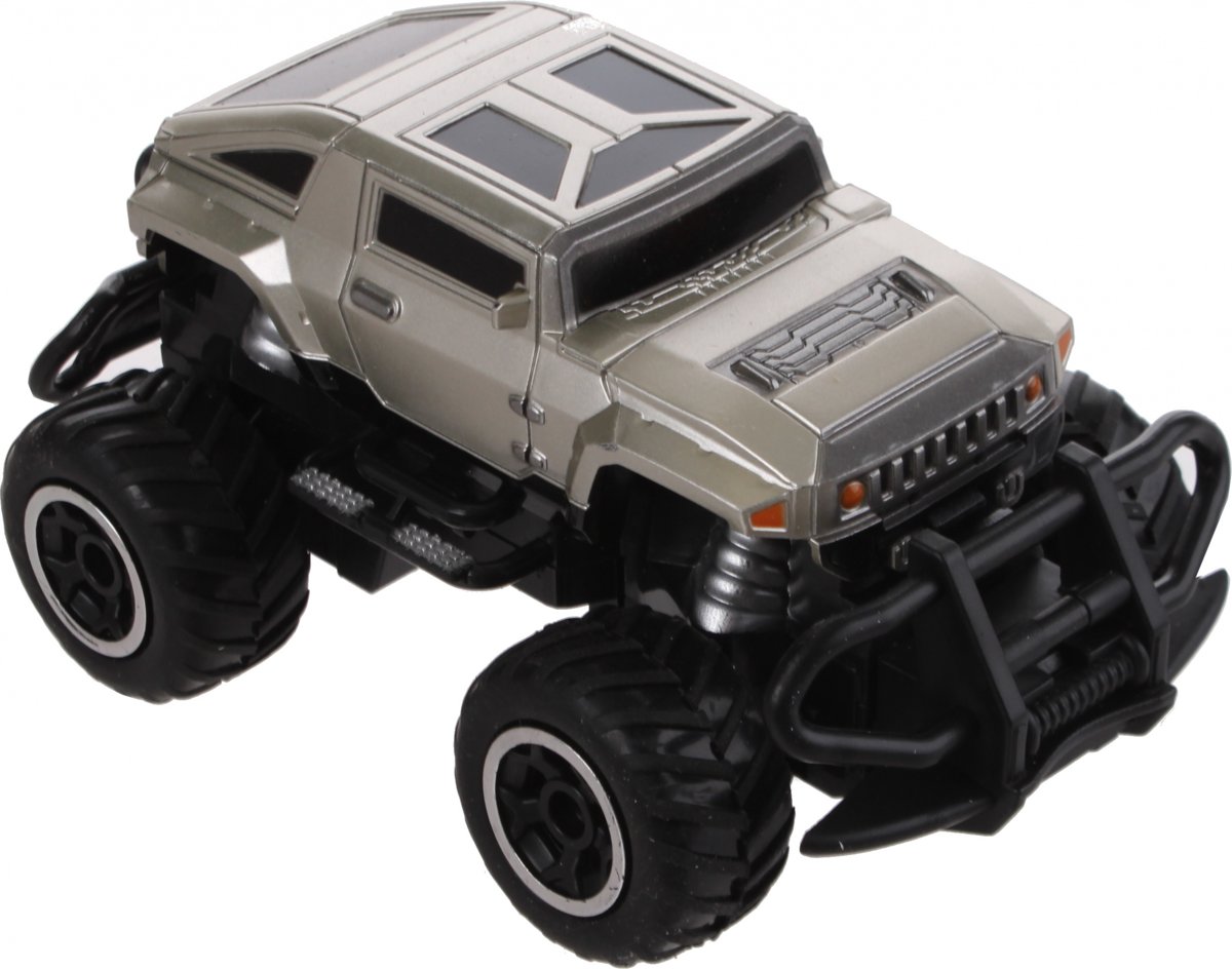 Johntoy Rc Jeep Met Afstandbediening Schaal 1:43 Grijs