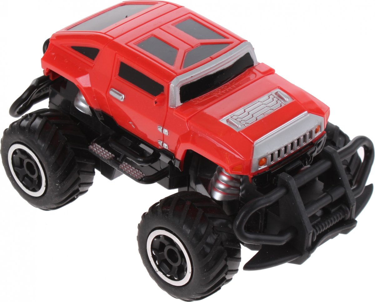 Johntoy Rc Jeep Met Afstandbediening Schaal 1:43 Rood