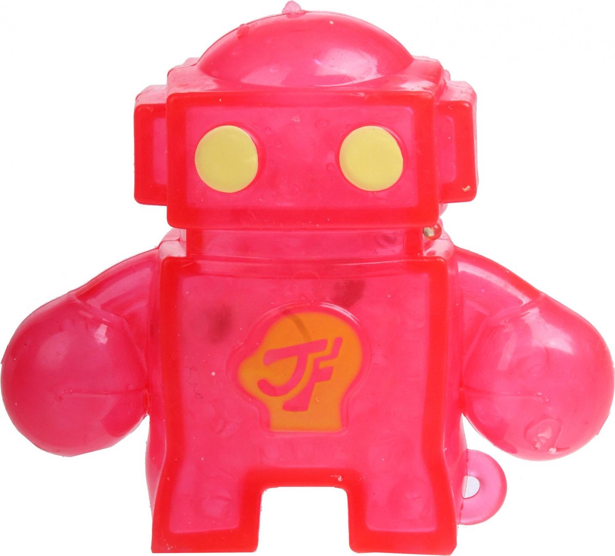 Johntoy Robot Squishy Junior 10 X 8 Cm Siliconen Rood/geel