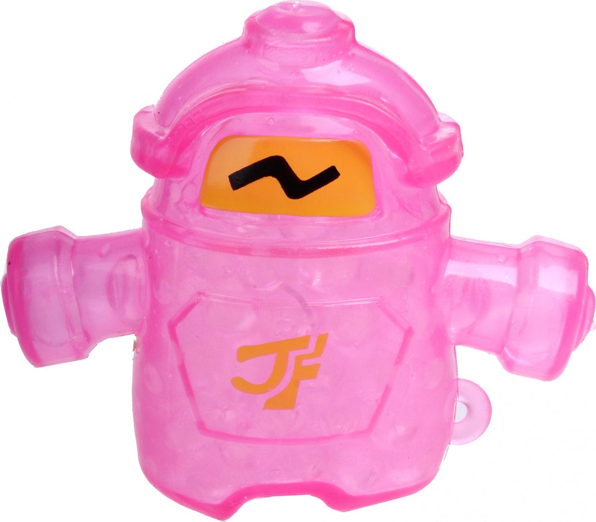 Johntoy Robot Squishy Junior 10 X 8 Cm Siliconen Roze/geel