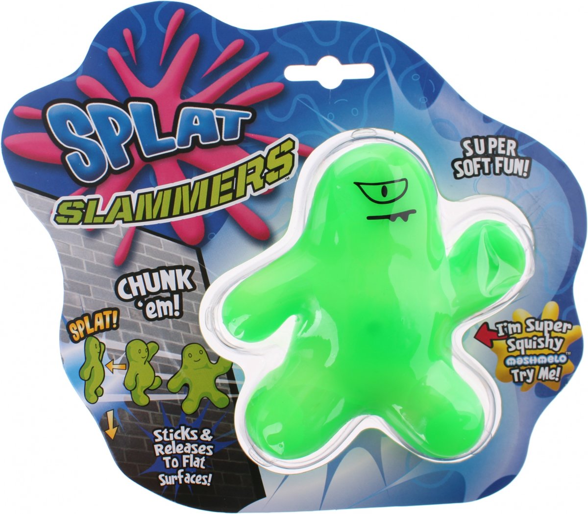 Johntoy Splat Slammer Groen 10 Cm