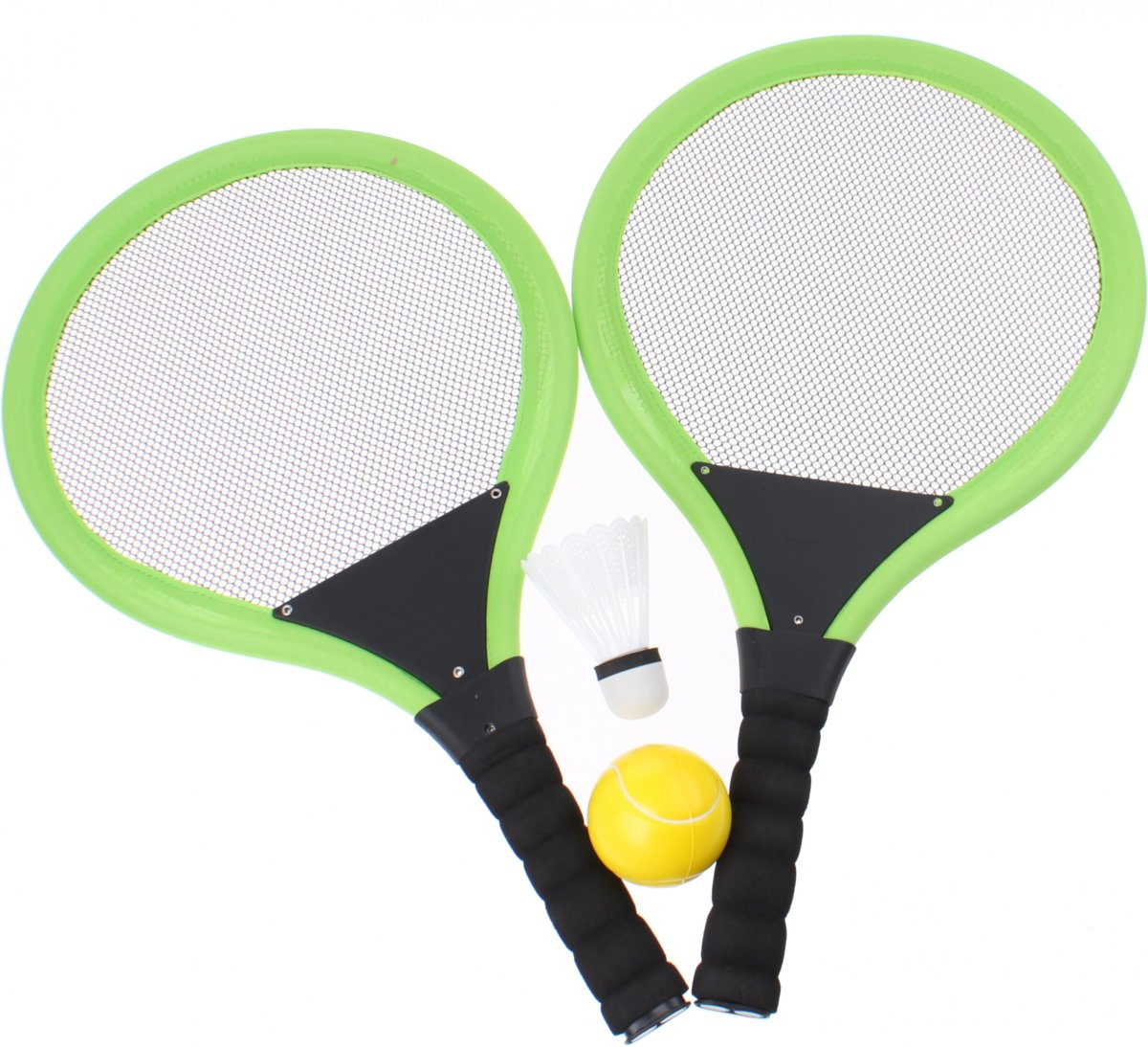 Johntoy Sports Active Tennis Met Bal En Shuttle 4-delig Groen