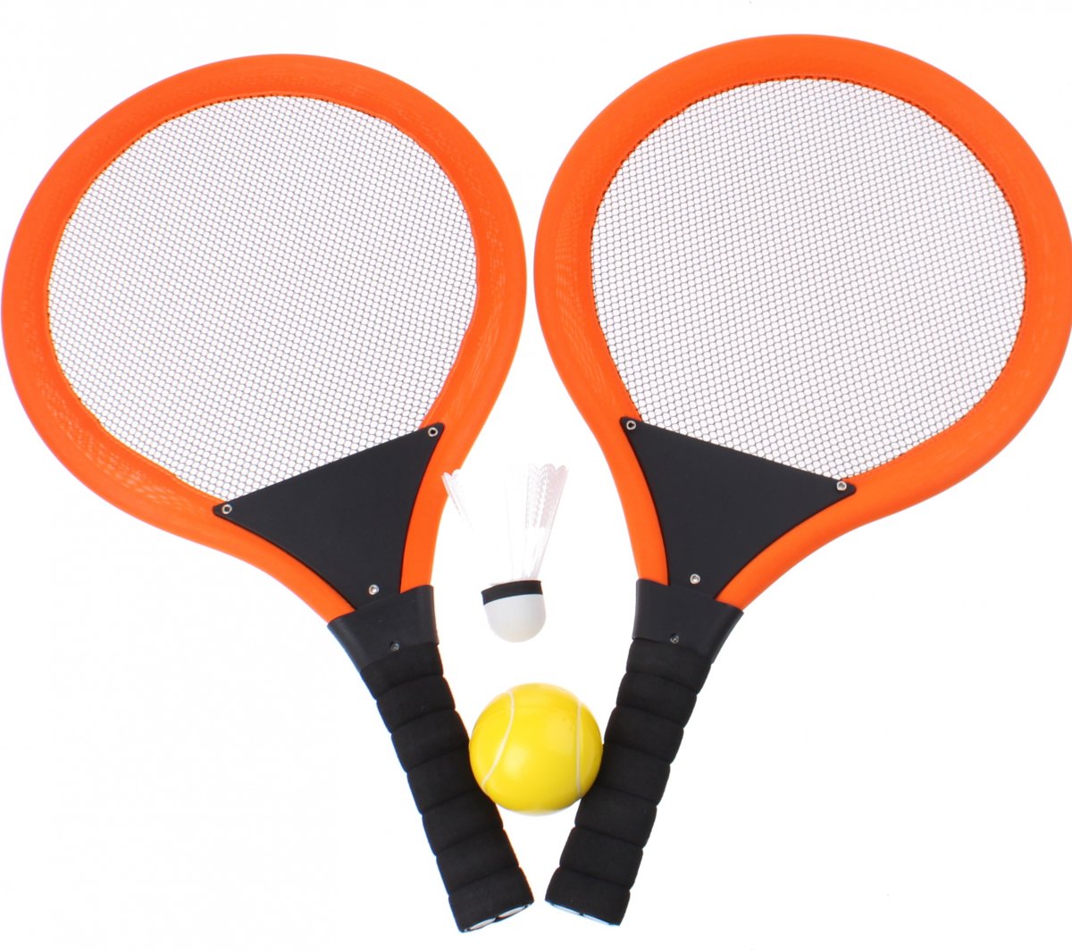 Johntoy Sports Active Tennis Met Bal En Shuttle 4-delig Oranje