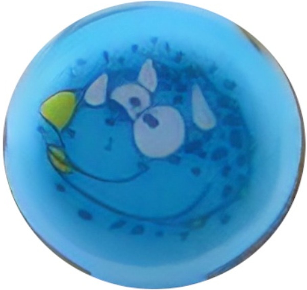 Johntoy Sticky Stretchbal 6 Cm Blauw