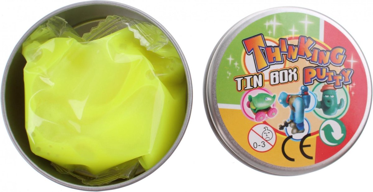 Johntoy Thinking Putty Groen Groot