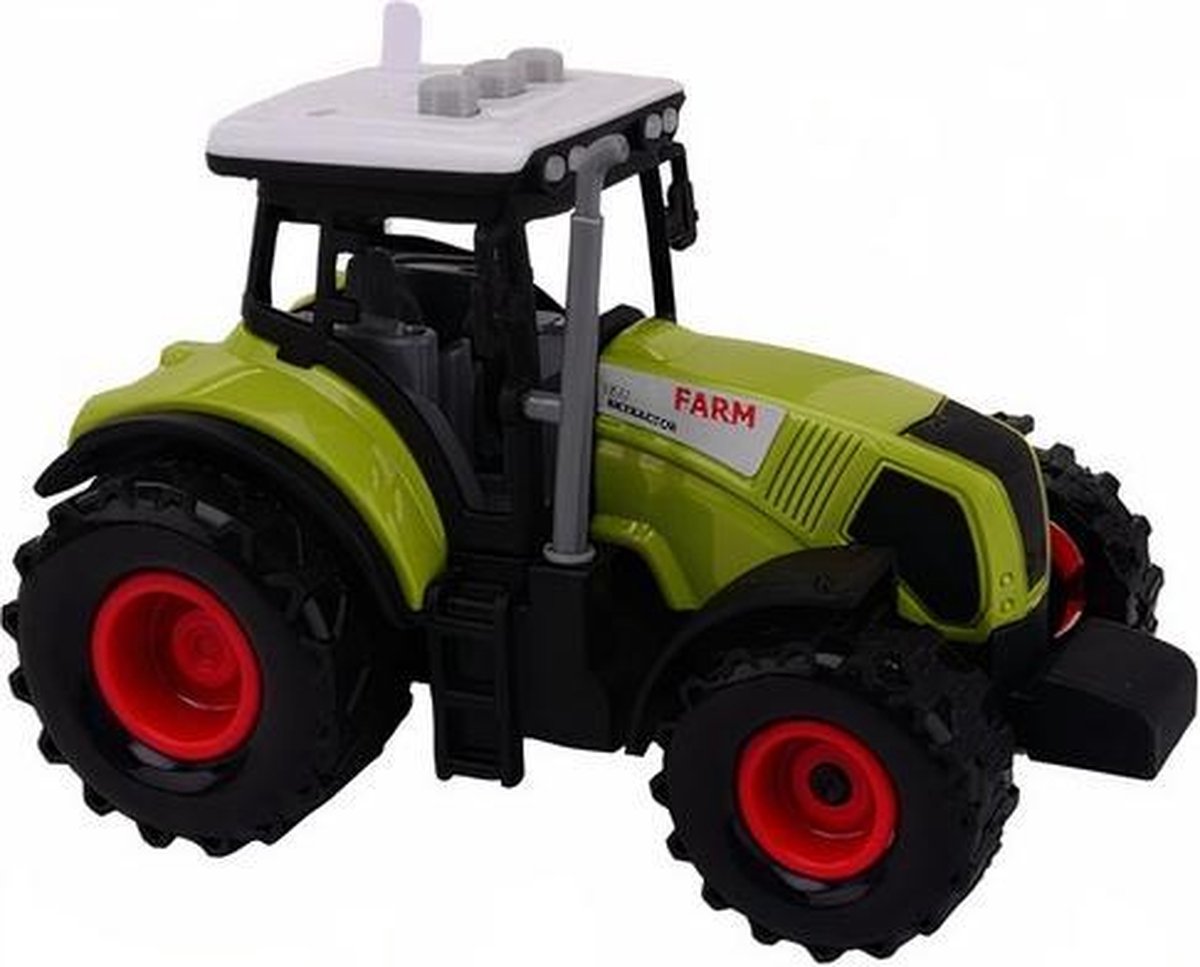 Johntoy Tractor Farming Junior 8 X 15 Cm Groen