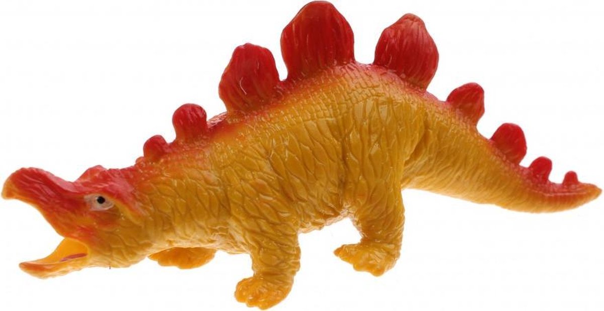 Stretchy Creatures Dinosaurus 18 cm geel