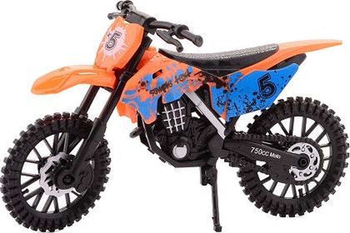 crossmotor oranje 17.5 cm