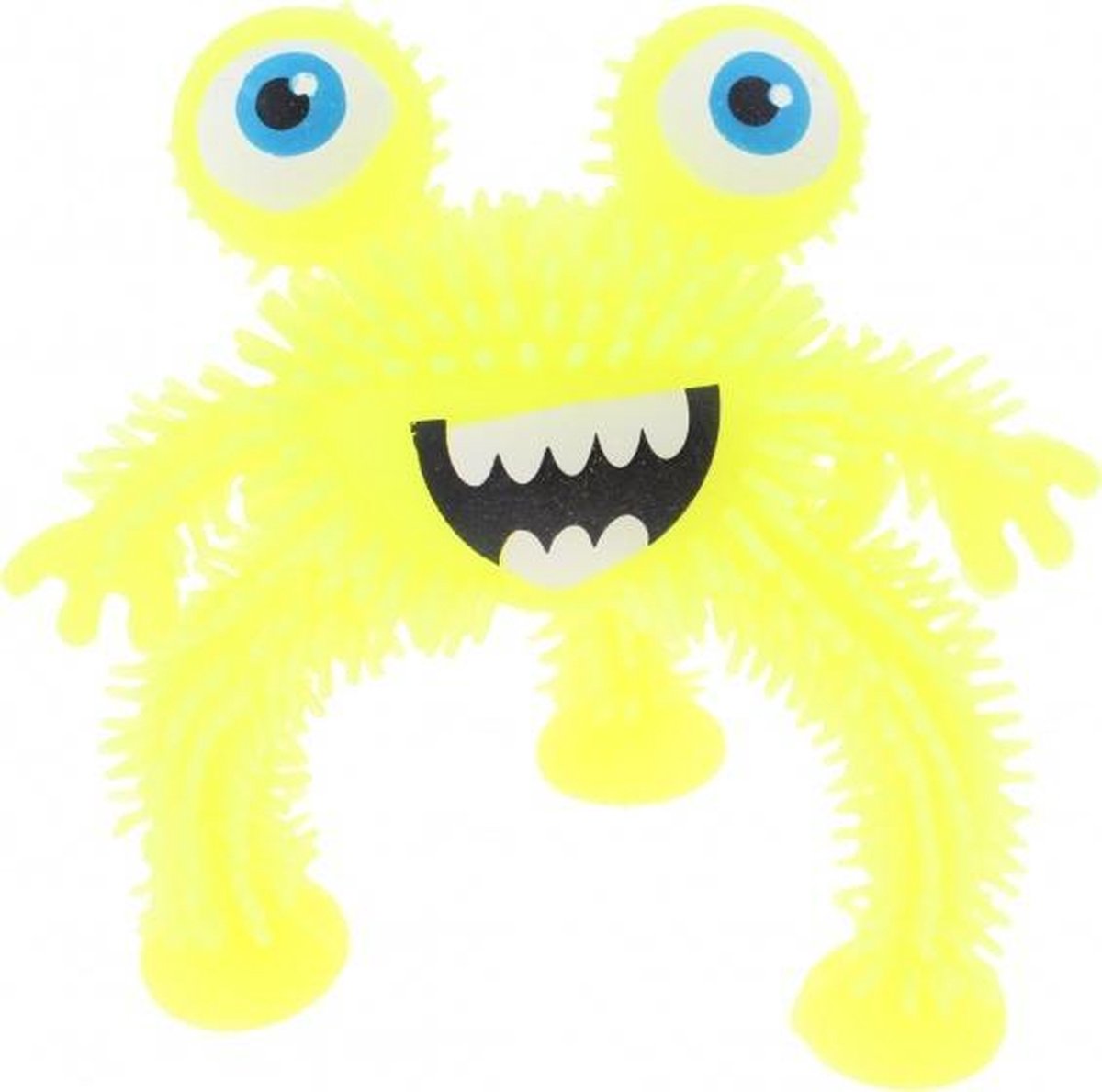 driepotig monster 10 cm geel