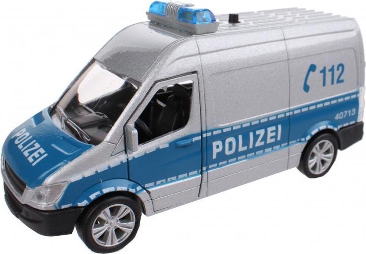 duitse politie bus met licht en geluid 11,5 cm