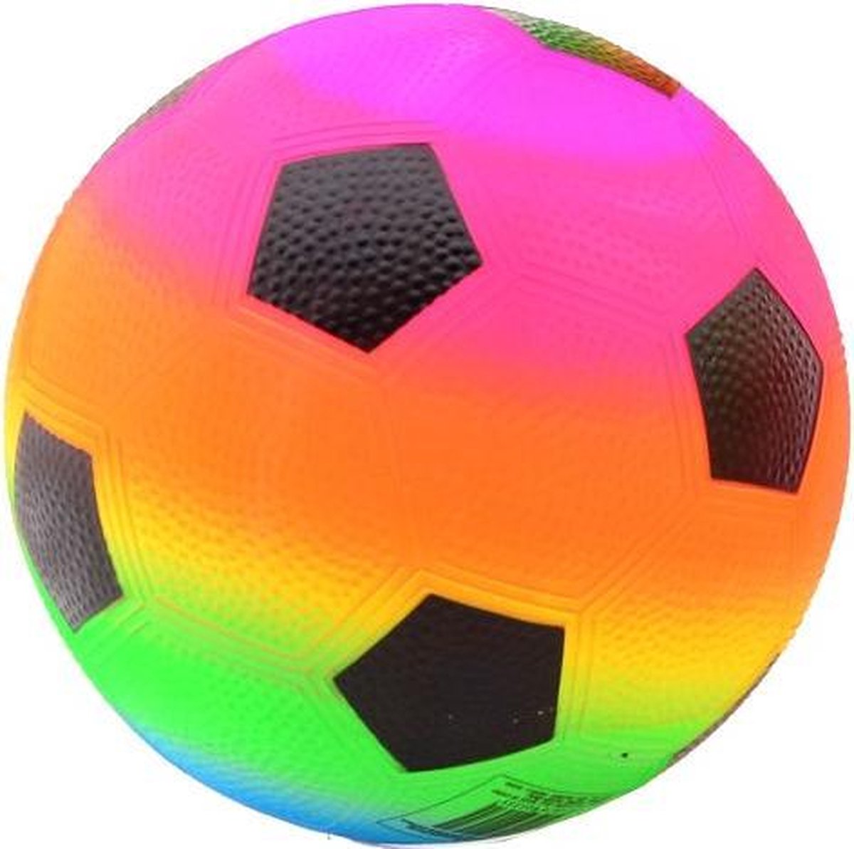 fleurige voetbal regenboog maat 5