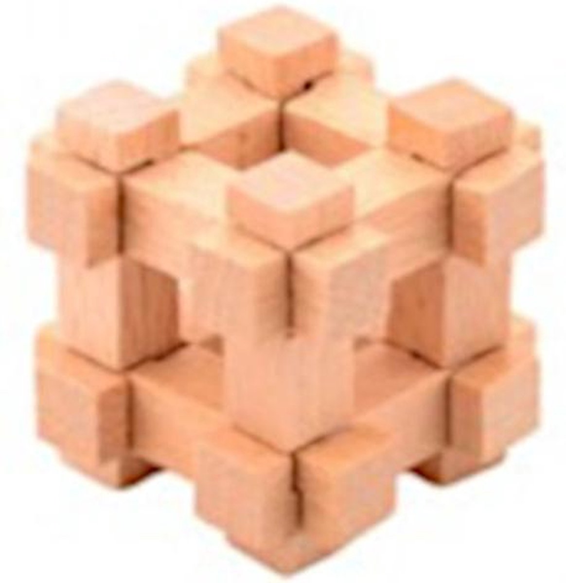 puzzel hersenkraker 4,5 cm hout blank (D)