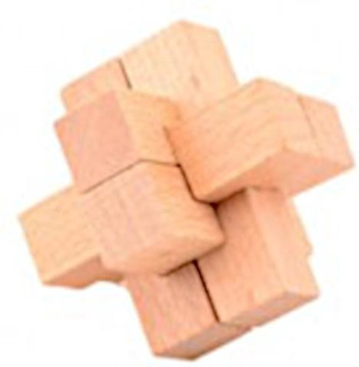 puzzel hersenkraker 4,5 cm hout blank (G)