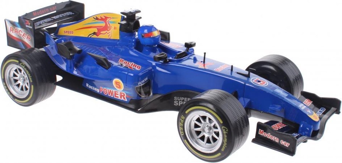 raceauto Super Max blauw licht en geluid