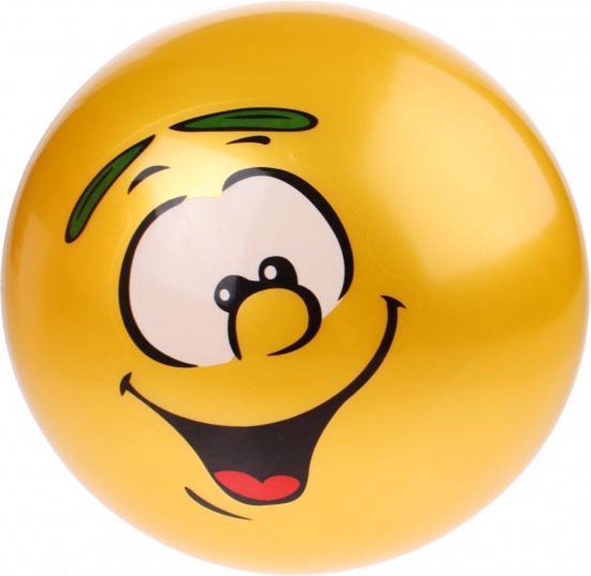 speelbal Smiley junior 20 cm geel