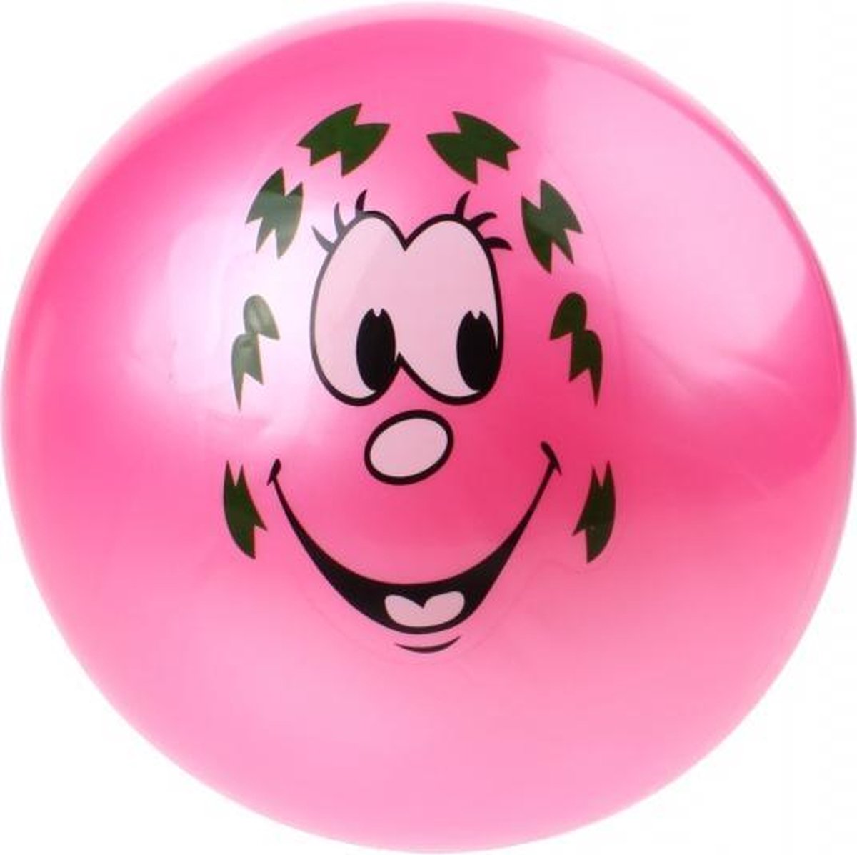 speelbal Smiley junior 20 cm roze