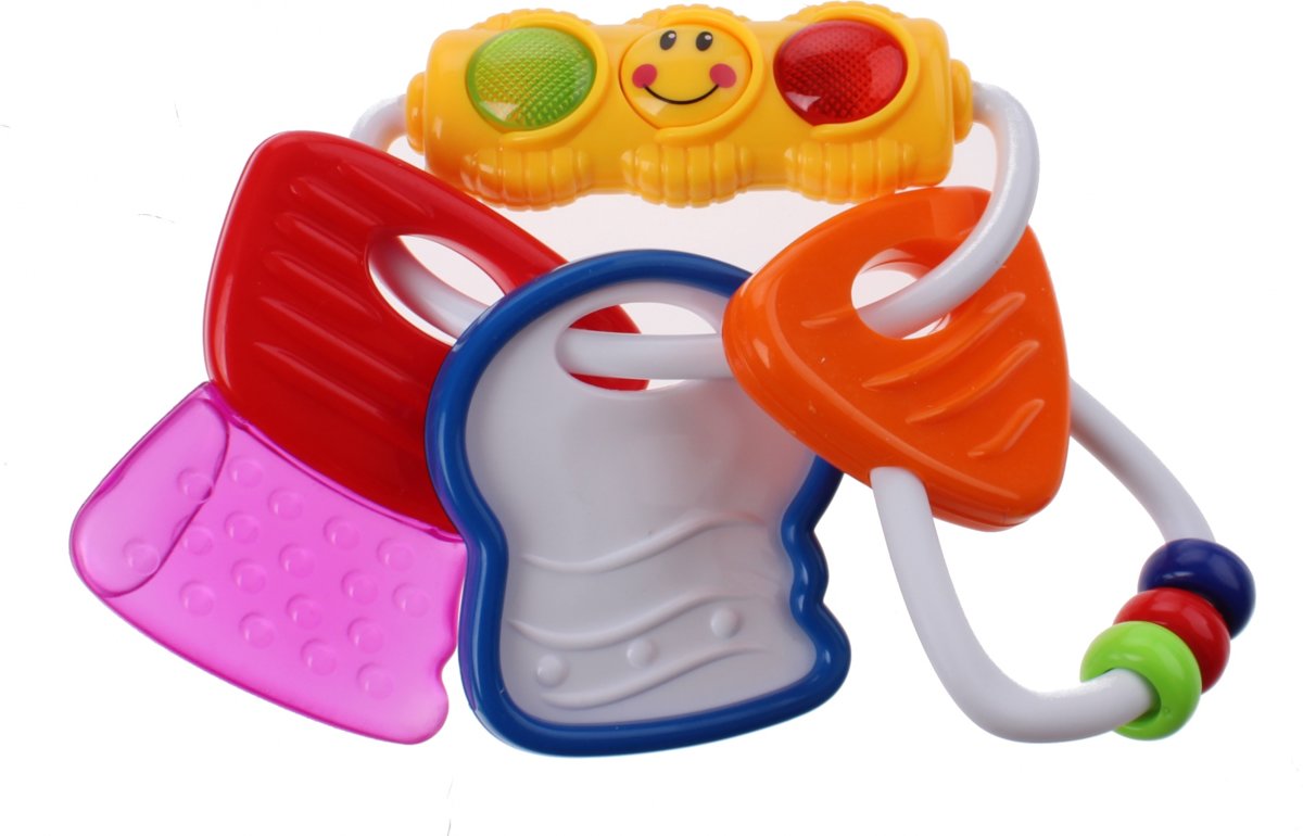 Jonotoys Activity Keys Baby Sleutels Met Licht Blauw