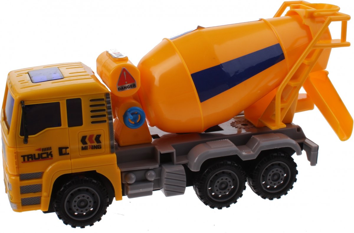 Jonotoys Betonmixer Jongens 23 Cm Geel/grijs