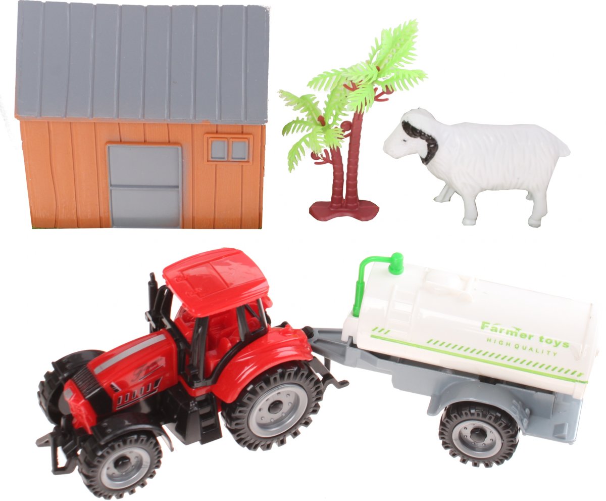 Jonotoys Boerderij Speelset 5-delig 18 Cm Geit