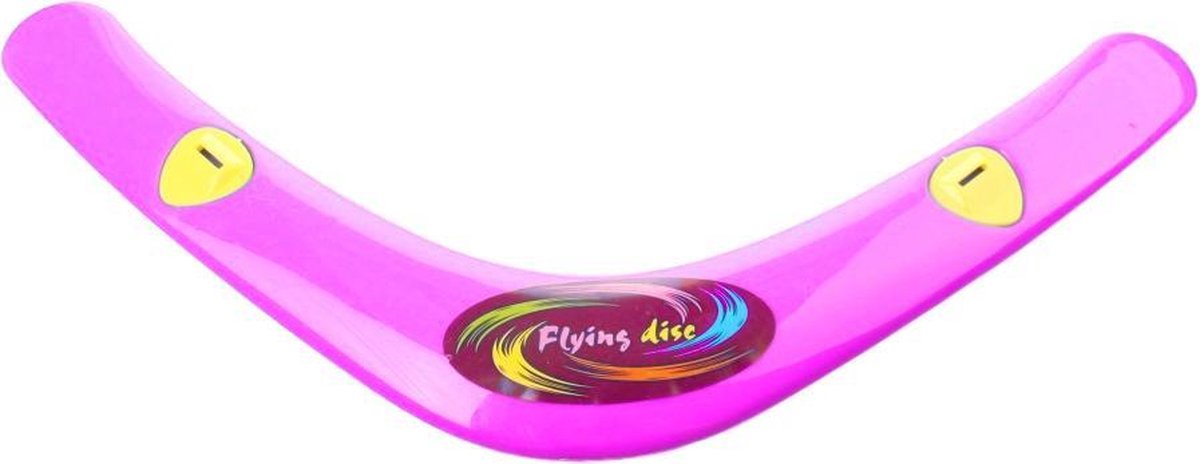 Jonotoys Boomerang Met Fluit Junior 38 Cm Roze