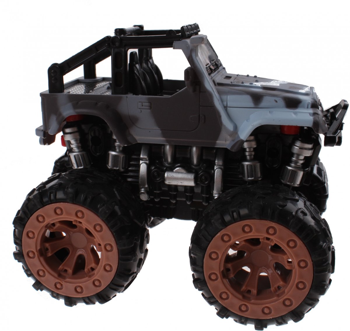 Jonotoys Camouflagejeep 12 Cm Grijs