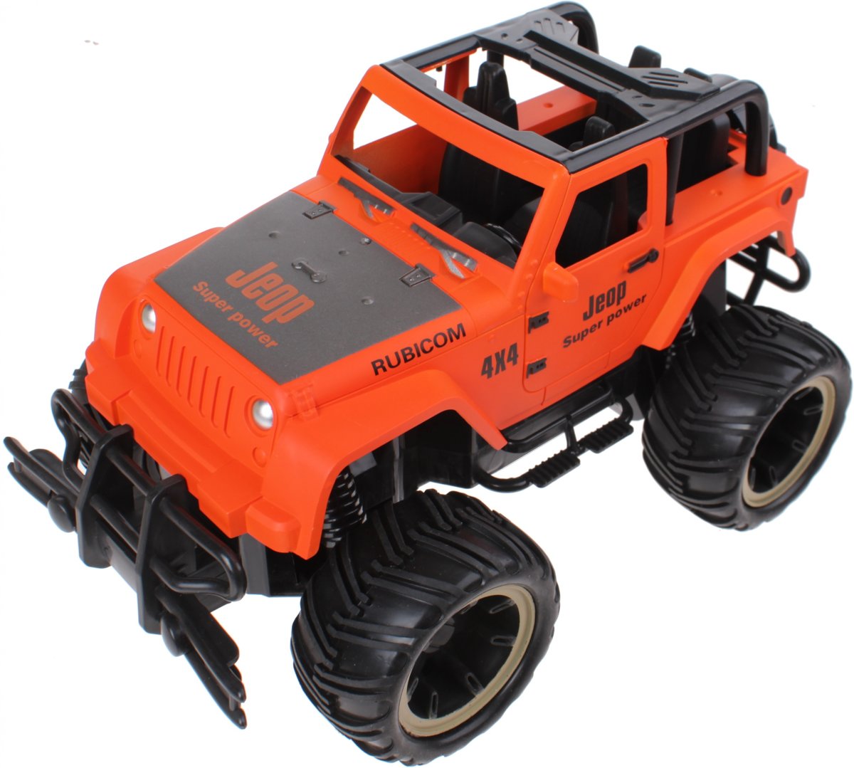 Jonotoys Jeep Met Afstandbediening Schaal 1:14 Oranje