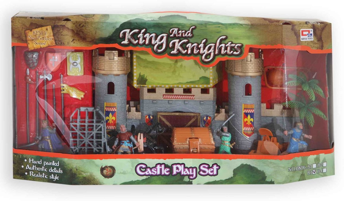 Jonotoys King And Knights Kasteel Met Accessoires 9-delig