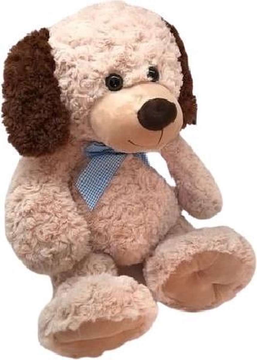 Jonotoys Knuffel Hond Junior 60 Cm Pluche Bruin