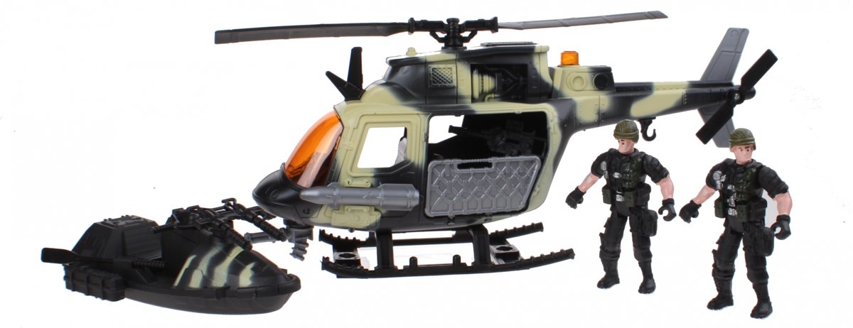 Jonotoys Militaireset Combat Force Helikopter 40 Cm