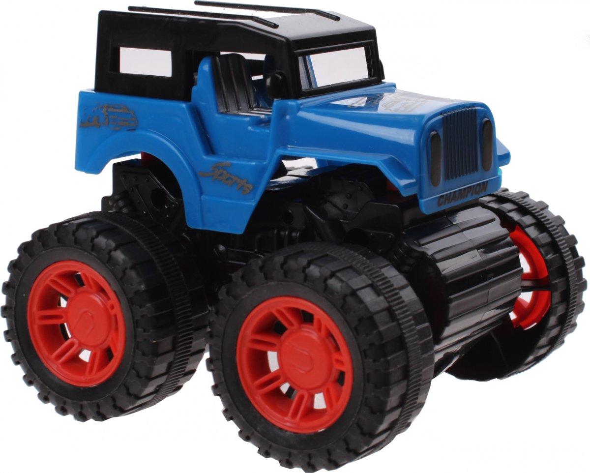 Jonotoys Monstertruck Big Foot Inertial Series 360 Jongens 9.5 Cm Blauw