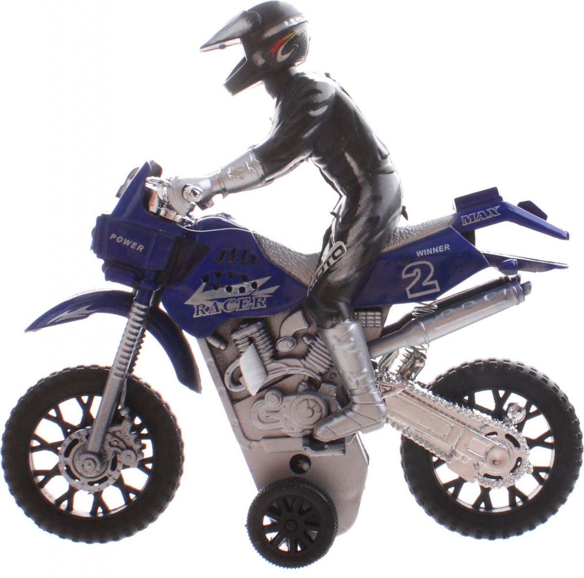 Jonotoys Motor Met Bestuurer Make Haste Blauw 14 Cm