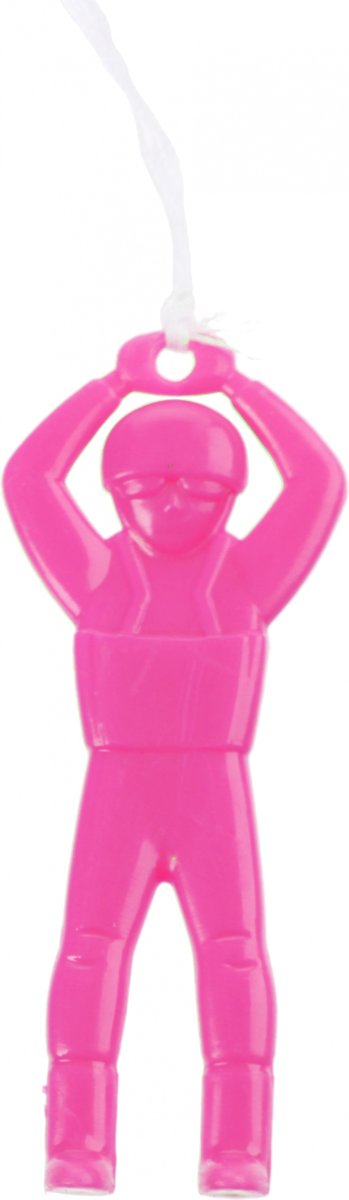 Jonotoys Parachutespringer Roze 5 Cm