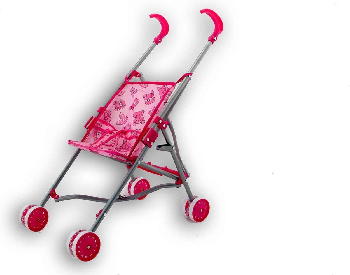   Poppenbuggy 45 X 13 X 58 Cm Roze