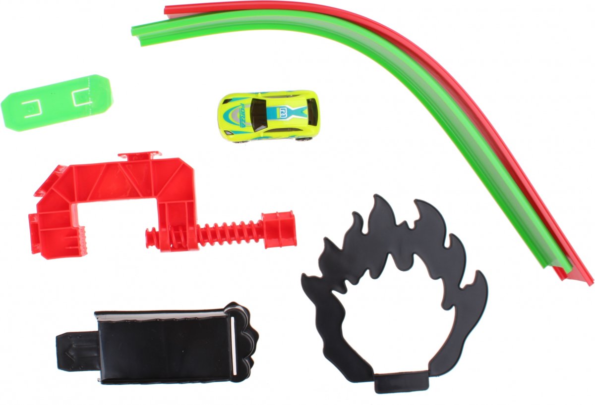 Jonotoys Racebaan Track Racing Met Auto Groen 80 Cm